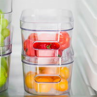 Caja apilable extrachica con tapa para frigorífico