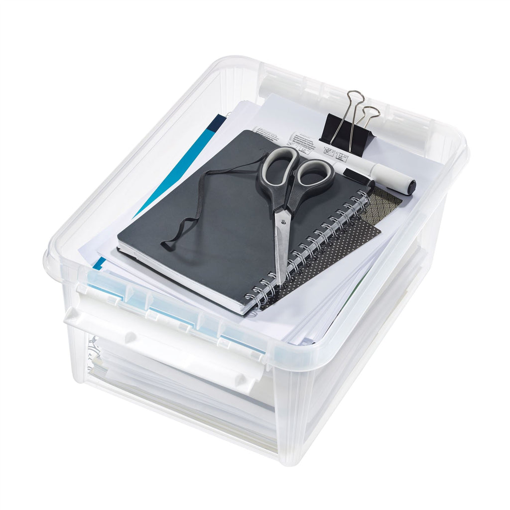 Classic 14L Plastic Storage Boxes – Set Of 5