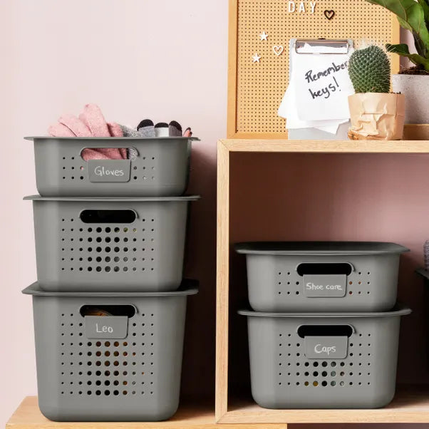 Light Grey Storage Baskets
