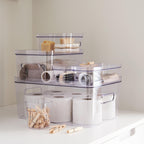 Cajas de almacenamiento grandes apilables con tapa