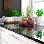 Contenedores de almacenamiento compactos y transparentes para cocina