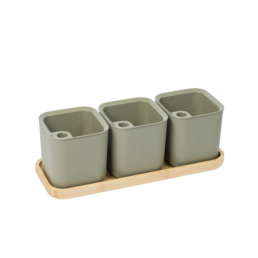 Self Watering Herb Pot Set