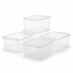 Classic 14L Plastic Storage Boxes – Set Of 5
