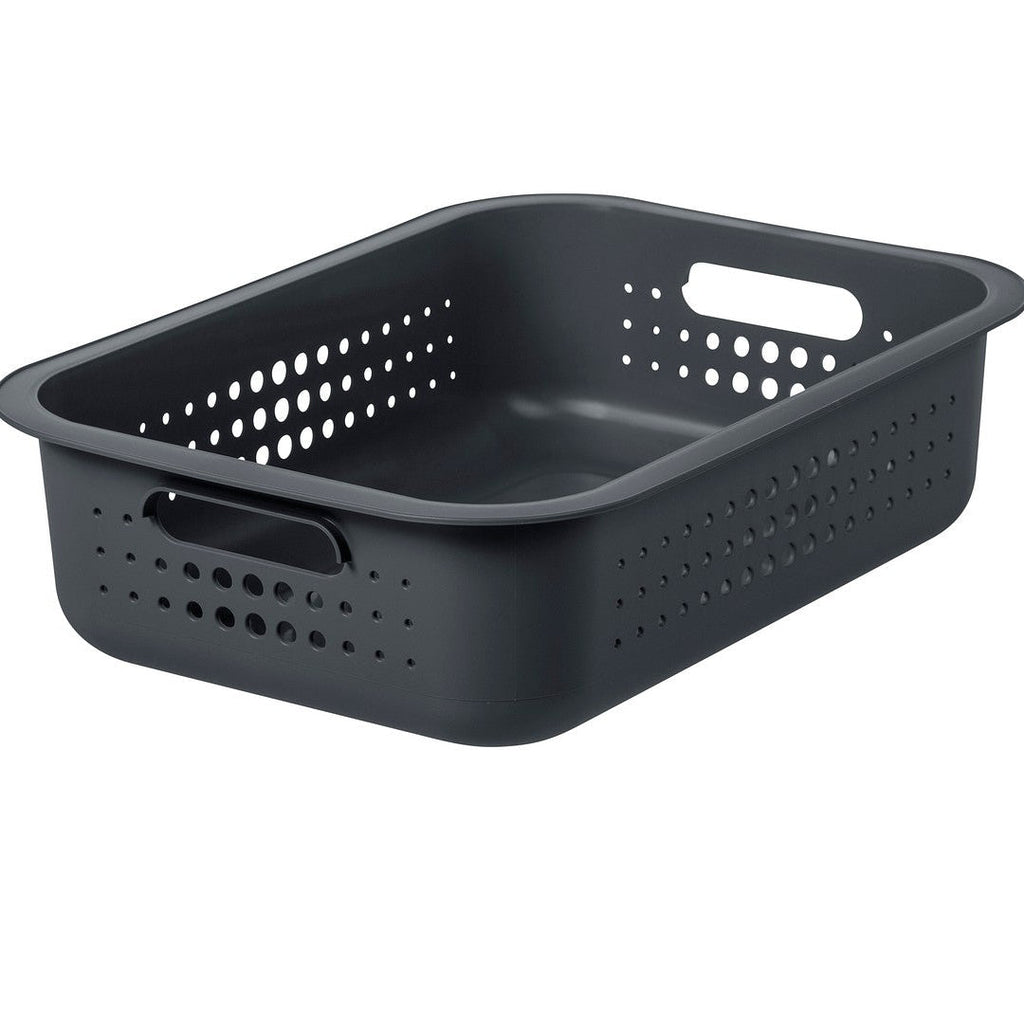Panier Gris Foncé - Peu Profond