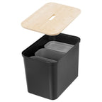 Cubo de reciclaje de 76 L