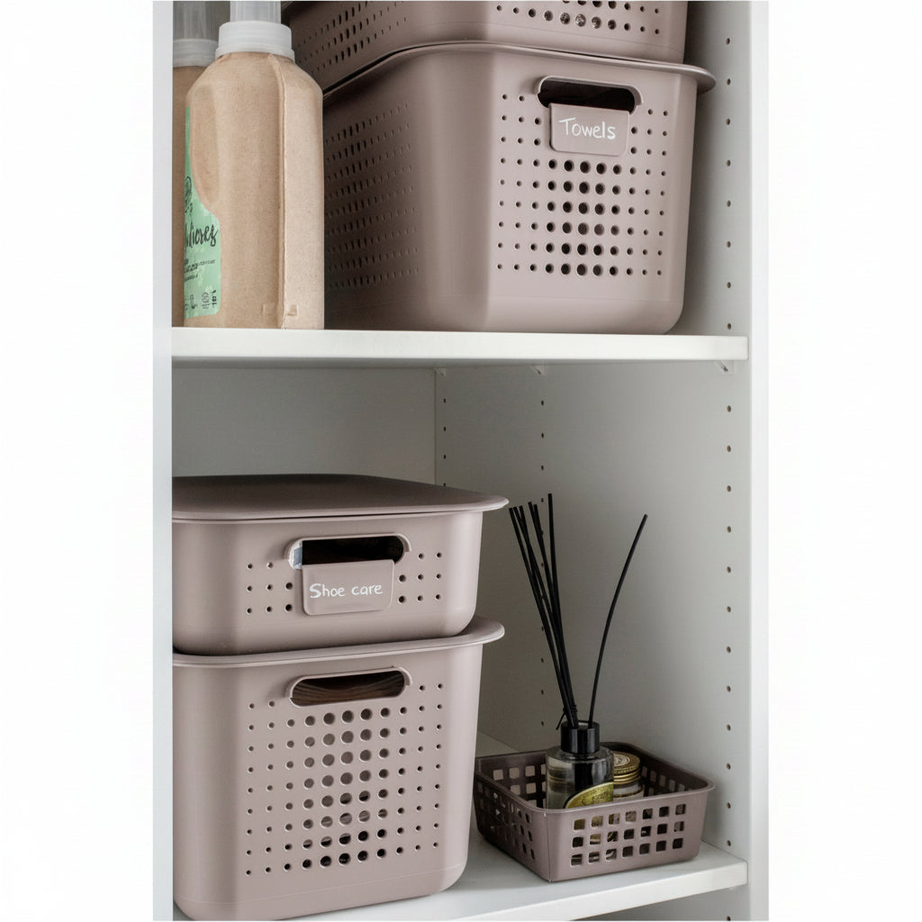 Light Grey Storage Baskets