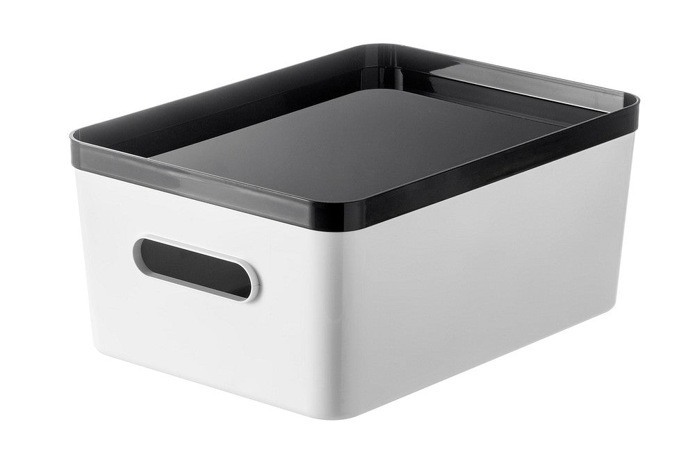 Cajas de almacenamiento grandes apilables con tapa