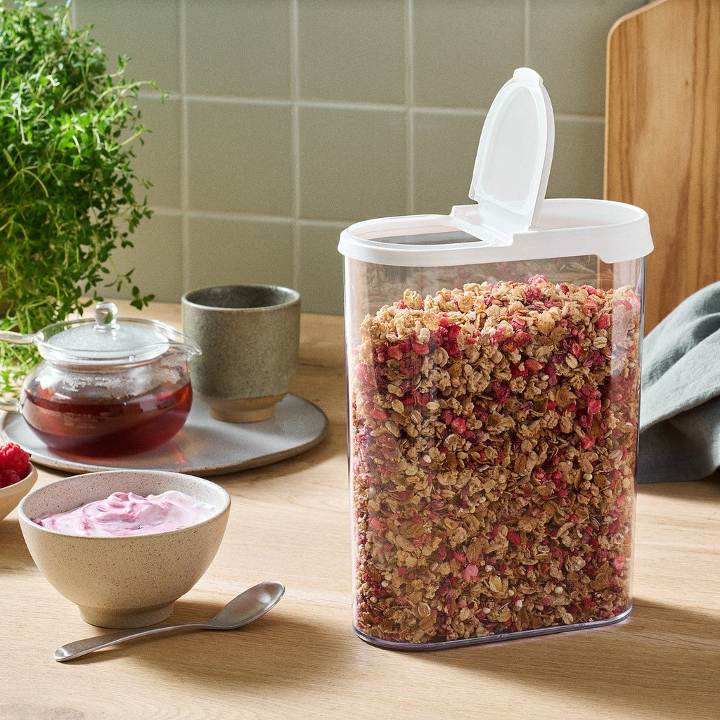 Flip Cereal / Dry food Container