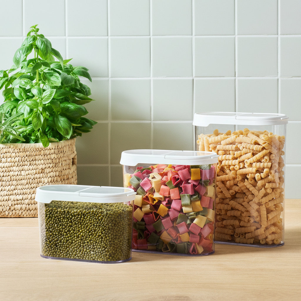 Flip Cereal / Dry food Container