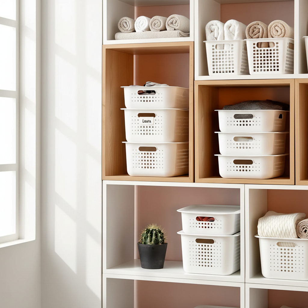 White Baskets