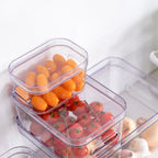 Caja apilable extrachica con tapa para frigorífico
