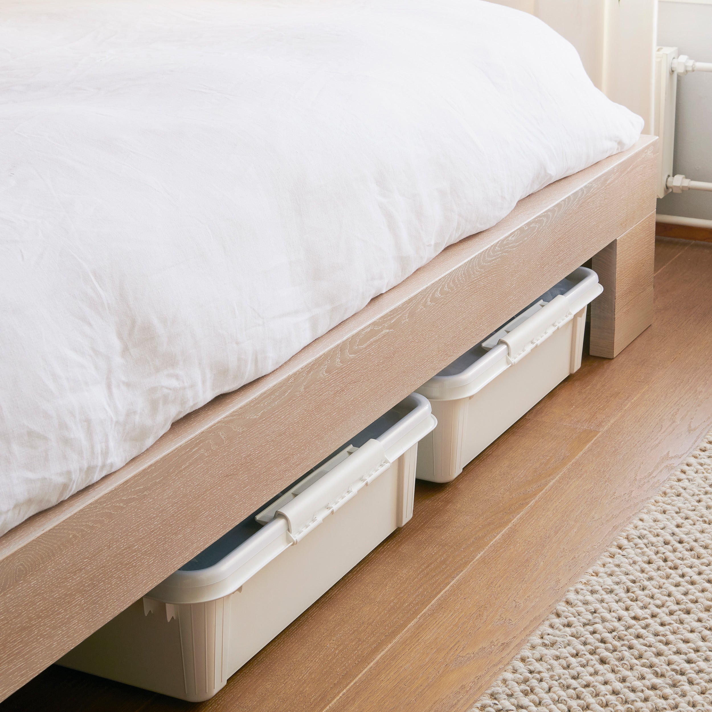 3 X Bedroller Underbed Storage Box 60 Litre