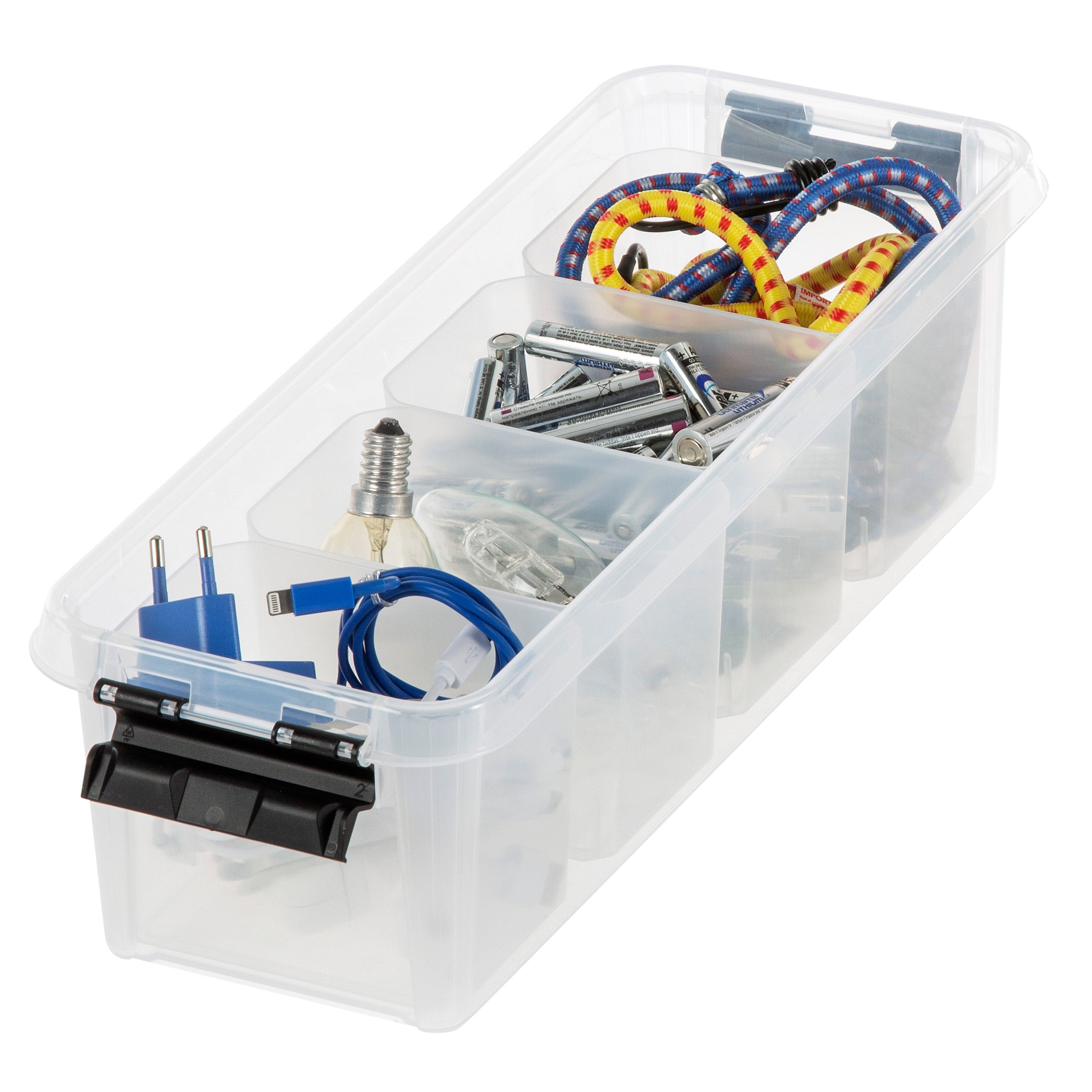 Plastic Storage Box With 4 Inserts