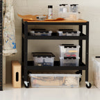 3 X Plastic Underbed Storage Box