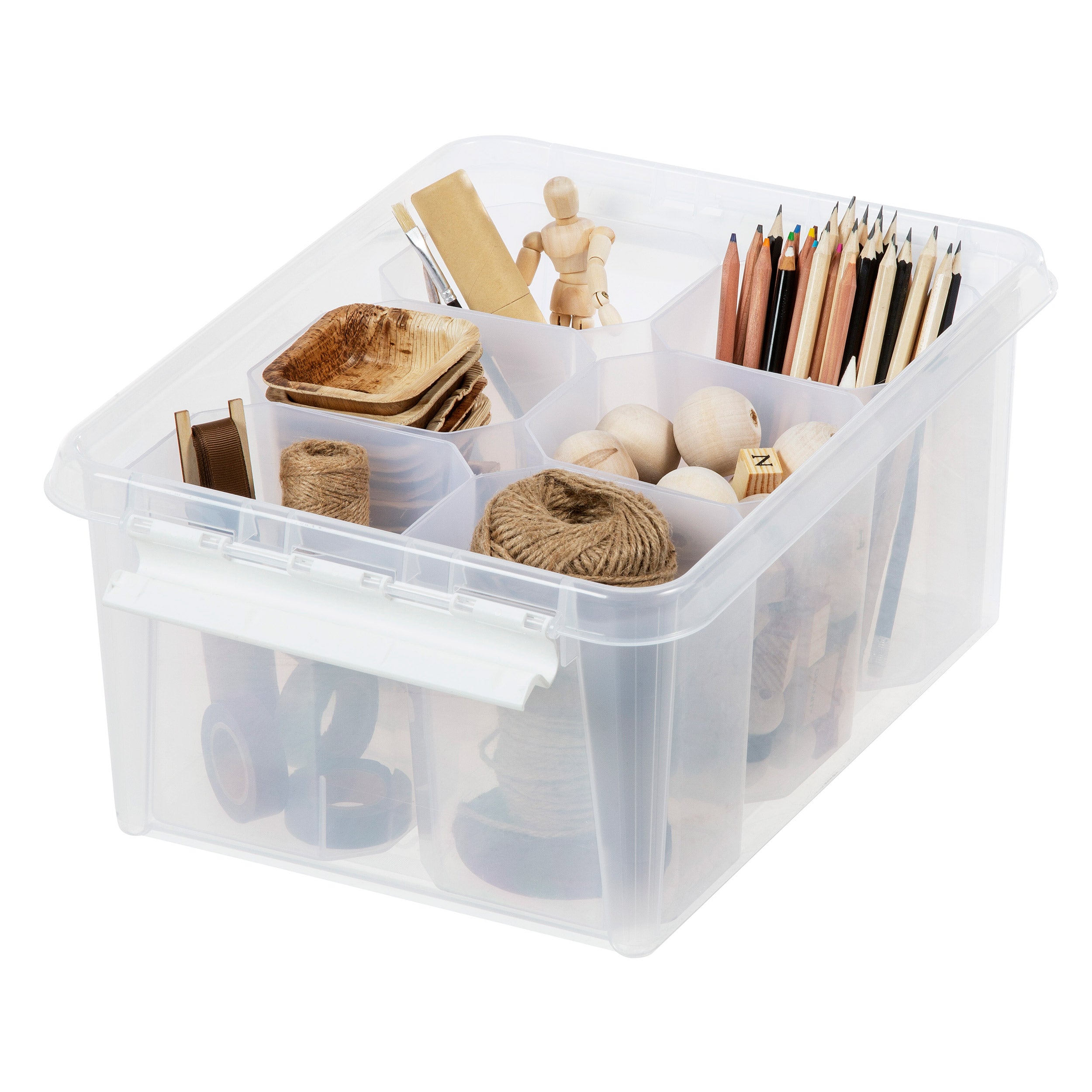 Plastic Storage Box With Removeable Inserts