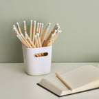 Compact White Mini Storage Pot