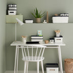 XS Stacking Lidded Storage Box White & Grey